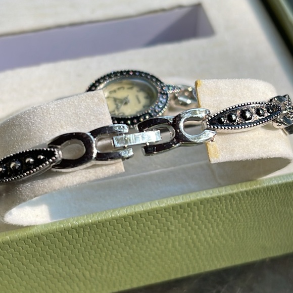 Vintage Cote d’ Azure Silver Plated Dragonfly Necklace, Bracelet, Watch Set - Picture 5 of 16